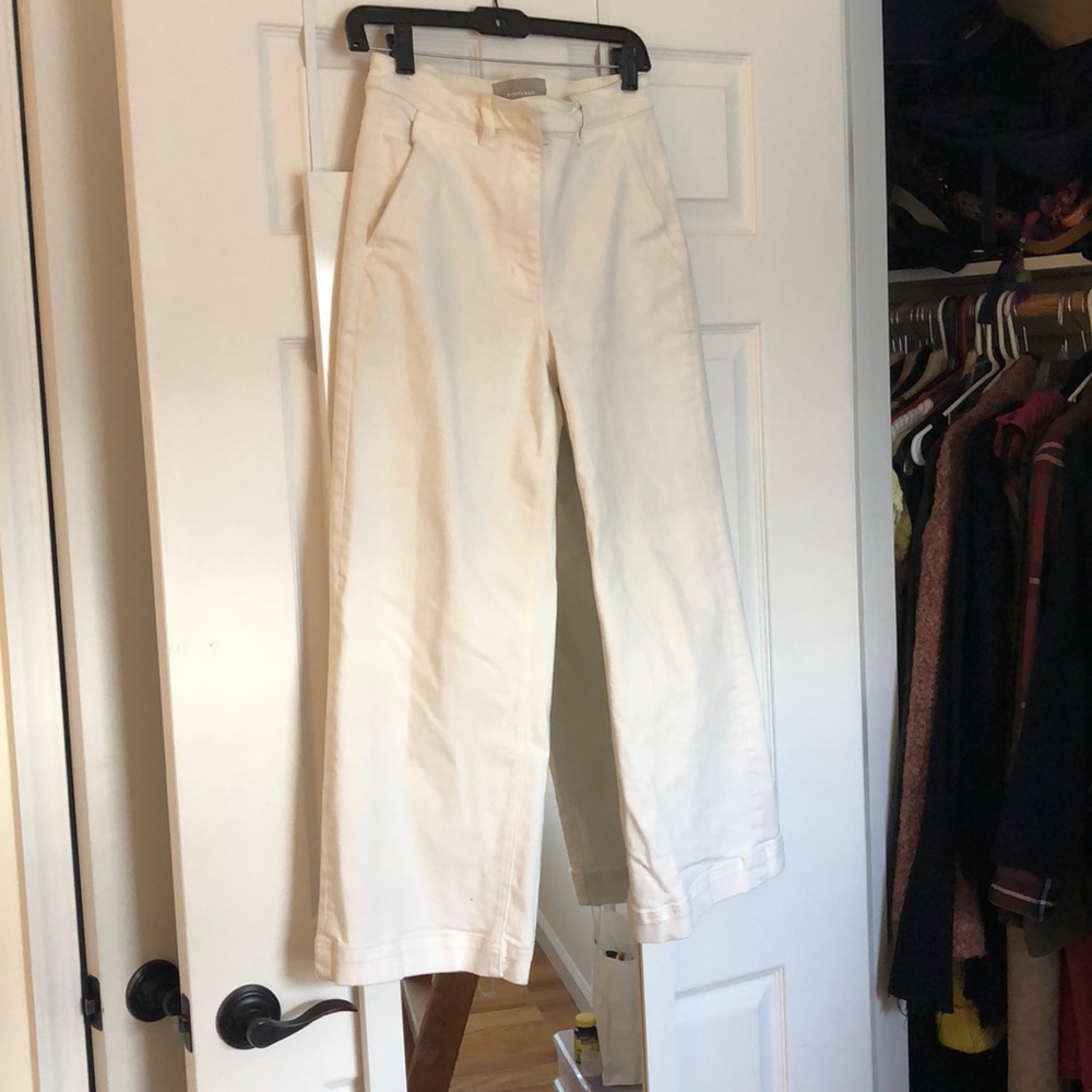 Everlane White Jeans Size 6